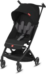 Carrinho Pockit+ All-City Velvet Black: leve, compacto e reclinável, ideal para bebês de 6 meses a 4 anos. - Imagem 2
