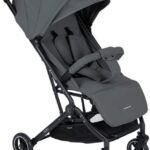 Carrinho Ruby Grey ultracompacto Kikkaboo: leve, prático e ideal para facilitar os passeios do dia a dia.