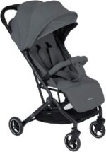 Carrinho Ruby Grey ultracompacto Kikkaboo: leve, prático e ideal para facilitar os passeios do dia a dia.