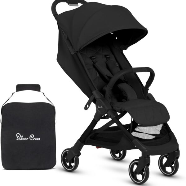Carrinho Silver Cross Clic 2: leve, compacto e dobrável, do nascimento aos 4 anos com bolsa de viagem.