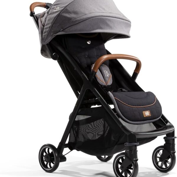 Carrinho de Bebê Combo Parcel Carbon Joie com moisés e bebê conforto, conforto do nascimento até 22kg