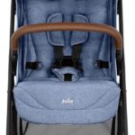 Carrinho de Bebê Compacto Pact Pro Light Blue Joie: leve, compacto e ideal para viagens, com fechamento fácil e conforto desde o nascimento