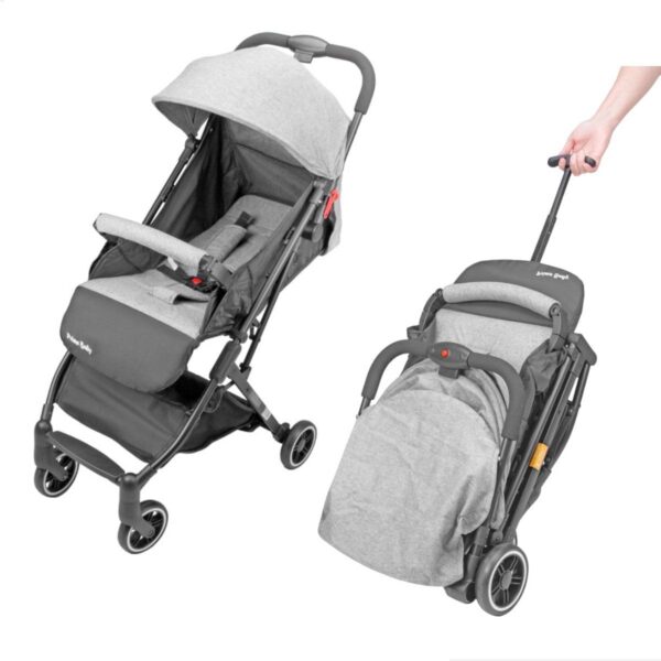 Carrinho de Bebê Dobrável Premium Bag: leve, resistente e ideal para viagens, com montagem fácil e até 22 kg.