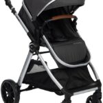 Carrinho de Bebê Infanti Romanzo Preto Granizo: conforto, segurança e praticidade com assento reversível e fechamento compacto.