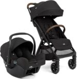 Carrinho de Bebê Joie Pact Pro com Bebê Conforto: leve, compacto e portátil, ideal para passeios e viagens.