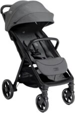 Carrinho de Bebê Joie Parcel LX Chumbo Ebony: leve, compacto e seguro para passeios e viagens com conforto total.