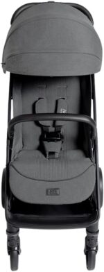 Carrinho de Bebê Joie Parcel LX Chumbo Ebony: leve, compacto e seguro para passeios e viagens com conforto total. - Imagem 2
