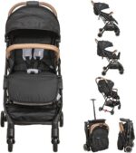 Carrinho de Bebê Kiddo Sprint: compacto, leve e seguro, ideal para passeios com praticidade e conforto. - Imagem 2