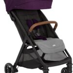 Carrinho de Bebê Pact Pro Pink Lilac Joie: compacto, leve e reclinável, ideal para passeios e viagens com até 22 kg.