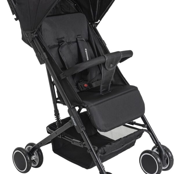 Carrinho de Bebê Passeio Compacto Mascote Kiddo: leve, prático e ideal para passeios com mais conforto.