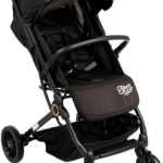 Carrinho de Bebê Passeio Vira Berço Compact Styll Baby Preto: conforto, praticidade e fechamento compacto para levar em qualquer viagem.