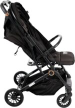Carrinho de Bebê Passeio Vira Berço Compact Styll Baby Preto: conforto, praticidade e fechamento compacto para levar em qualquer viagem. - Imagem 2