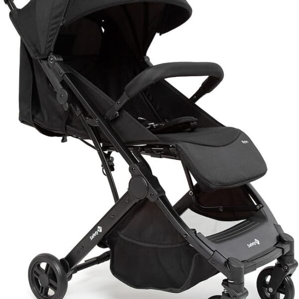 Carrinho de Bebê Safety 1st Bytes Full Black: fechamento fácil, proteção UV50+ e conforto para o bebê.