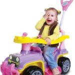 Carrinho de Passeio Infantil com Empurrador Jip Jip: diversão, segurança e equilíbrio para sua filha em passeios ao ar livre.
