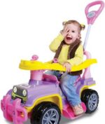 Carrinho de Passeio Infantil com Empurrador Jip Jip: diversão, segurança e equilíbrio para sua filha em passeios ao ar livre.
