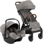 Carrinho para Bebê Pact Pro Joie: 3 em 1, com bebê conforto, dobra fácil e máximo conforto desde o nascimento.