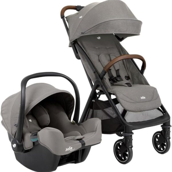 Carrinho para Bebê Pact Pro Joie: 3 em 1, com bebê conforto, dobra fácil e máximo conforto desde o nascimento.
