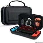 Case Capa Protetora para Nintendo Switch Oled: proteção premium, bolso para acessórios e 10 slots para jogos.