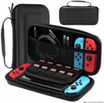 Case Capa Protetora para Nintendo Switch Oled: proteção premium, bolso para acessórios e 10 slots para jogos. - Imagem 2