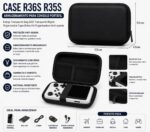Case R36s R35s: proteção rígida e organização segura para console, SSD e acessórios em viagens. - Imagem 2