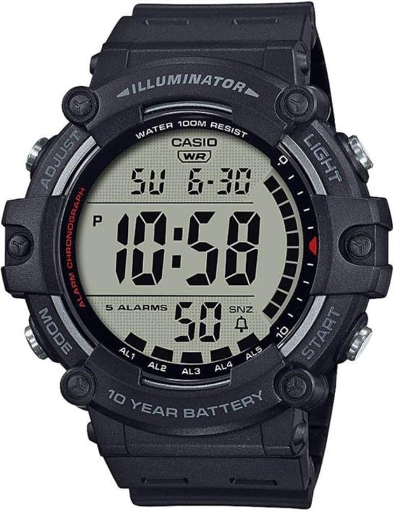 Casio Relógio Fitness AE-1500WH-1AV: resistente, funcional e ideal para treinos Casio Relógio Fitness AE-1500WH-1AV: resistente, funcional e ideal para treinos e uso diário.