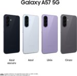 Celular Samsung Galaxy A57 5G 256GB, 8GB RAM, Câmera Tripla de até 50MP, Selfie de 12MP, Tela Super AMOLED 6.7", NFC, Recursos AI, IP68, Até 6 Atualizações de Android e Segurança (Lilás) - Imagem 2
