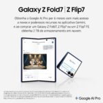 Celular Samsung Galaxy Z Fold7 512GB, 12GB RAM Tela 8.0" - Azul - Imagem 2