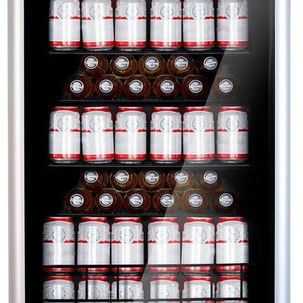 Cervejeira Eos Bierhaus 115 Litros Frost Free com Compressor Porta de Vidro e Acabamento em Inox Ece131 110v