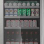 Cervejeira Eos Premium 115L Frost Free com Compressor: bebidas sempre na temperatura ideal com porta de vidro e design inox.