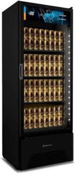 Cervejeira Exp. Vertical Metalfrio All black 576l Vn50ah 110v