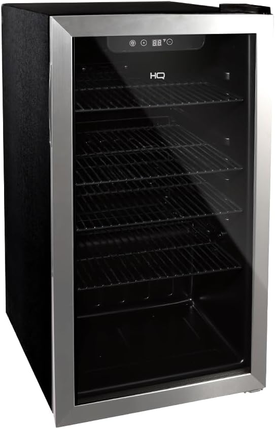 Cervejeira Expositor Vertical HQ Vidro Duplo 100 Litros Inox HQ-100CEVPV Cervejeira Expositor Vertical HQ Vidro Duplo 100 Litros Inox HQ-100CEVPV (127V)