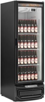 Cervejeira Gelopar 570L Frost Free com porta de vidro duplo temperado e LED, ideal para conservar bebidas com praticidade e estilo. - Imagem 2