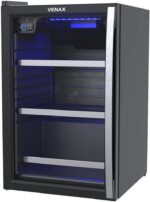 Cervejeira Venax Blue Light 100 Preto Fosco Porta Invertida (220V)