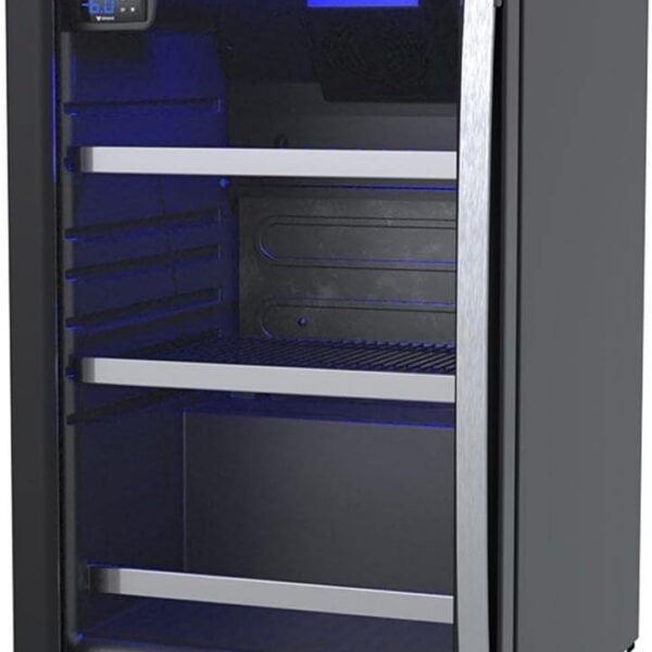 Cervejeira Venax Blue Light 100 Preto Fosco Porta Invertida (220V)