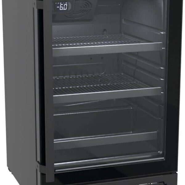 Cervejeira Venax Top Light-in 100 Preto Fosco 127 V: compacta e ideal para manter suas bebidas sempre geladas.