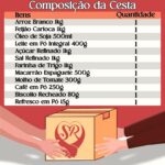 Cesta Básica 12 Itens para doação: alimentos essenciais, qualidade e praticidade em uma compra completa. - Imagem 2