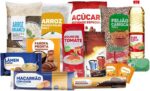 Cesta Básica Completa com 16 itens essenciais para doação, consumo e economia no dia a dia.