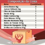 Cesta Básica Doação Econômica Junior com 11 itens essenciais para doação e consumo, ótimo custo-benefício. - Imagem 2