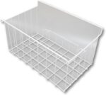 Cesta Inferior Freezer Vertical Electrolux 62986734 Original: organização e reposição perfeita para seu freezer. - Imagem 2