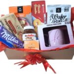 Cesta Premium Café da Manhã com Produtos Importados e Caneca, presente completo e pronto para presentear