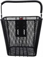 Cesta de Bicicleta Frontal RiToEasysports com Liberação Rápida e Alça de Transporte, Compacta e Durável - Imagem 2