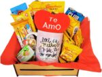 Cesta de Café da Manhã para o Dia das Mães com caneca, pelúcia e guloseimas: presente especial para emocionar a mamãe.