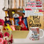 Cesta de Chocolates com Caneca: kit presente completo para aniversário, com chocolates variados e caneca personalizada. - Imagem 2