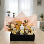 Cesta de Presente Casa Madeira Ice Tea: presente elegante e gourmet para reconhecimento, com sabores refinados e apresentação sofisticada.