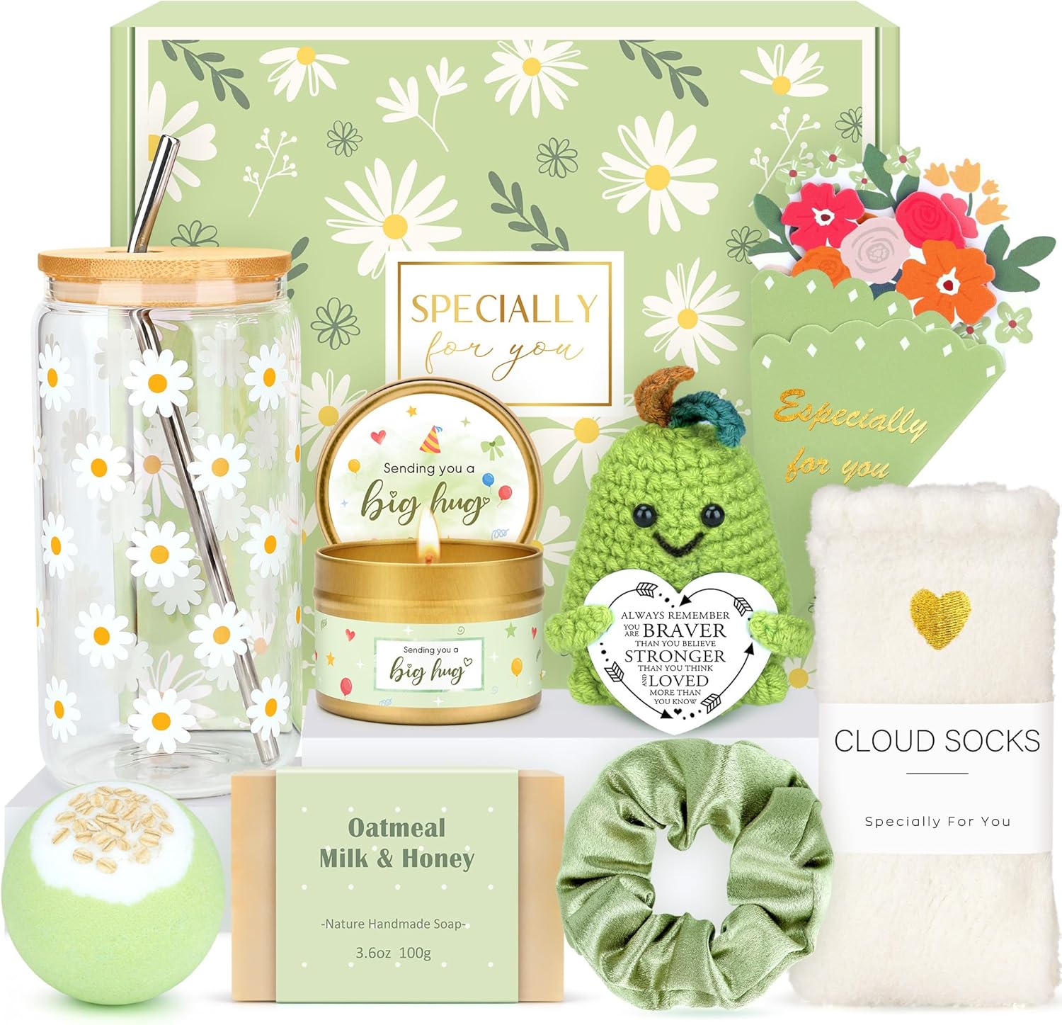 Cesta de presente para mulheres: kit autocuidado com 8 itens Cesta de presente para mulheres: kit autocuidado com 8 itens para aniversários, amigas, adolescentes e ocasiões especiais