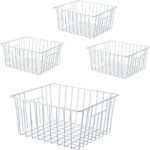 Cestas organizadoras para freezer vertical: mais organização, acesso rápido e congelamento eficiente para 14 e 15 pés cúbicos.
