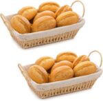 Cesto de Pão Quadrada Baffer com Forro: organização, praticidade e charme para o café da manhã e cozinha. - Imagem 2