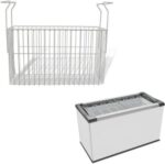 Cesto para Freezer Organizador Geladeiras Picolés Frutas Polpas Horizontal