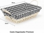 Cesto para Pães Aramado 26x20cm: elegância e praticidade para organizar e servir com estilo - Imagem 2