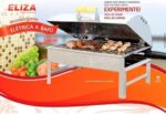 Churrasqueira De Inox Elétrica Com Tampa A Bafo Sem Fumaça 127v - Imagem 2